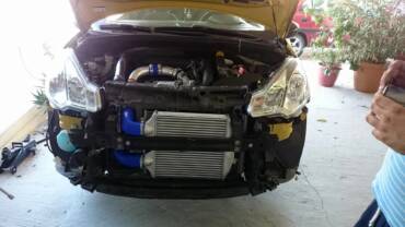 Citroen DS3 1.6T – Cupra intercooler upgrade